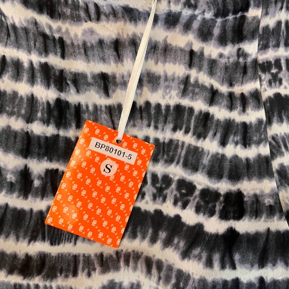 Moon Pants Size Sm Flowing Wide‎ Leg Elastic Black Stripe Stretchy Boho Summer - Picture 3 of 9